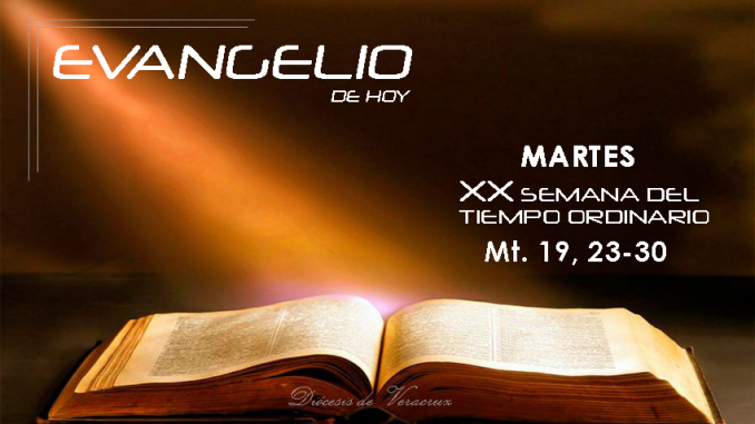 Post del evangelio18 DE AGOSTO